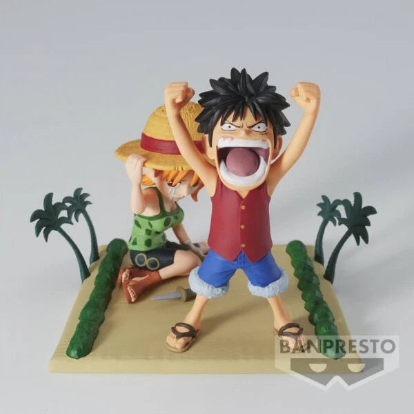 ONE PIECE - WORLD COLLECTABLE FIGURE LOG STORIES - MONKEY D. LUFFY & NAMI
