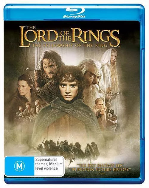 The Lord Of The Rings - The Fellowship Of The Ring (Blu-ray, 2001)