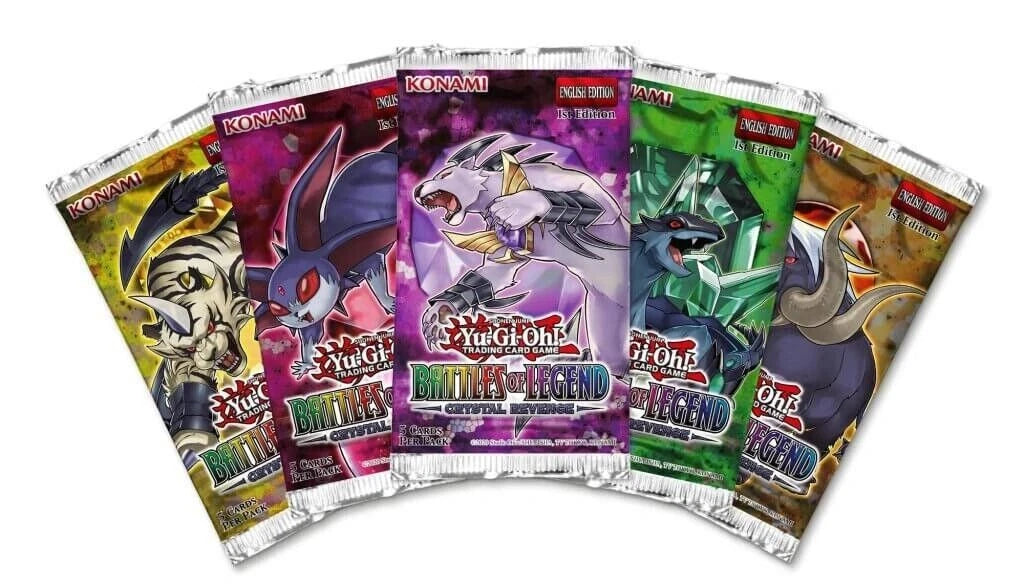 Konami Yu-Gi-Oh! TCG Battles of Legend: Crystal Revenge Booster