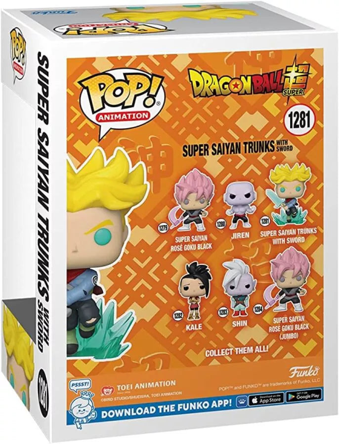 Dragon Ball Super - Super Saiyan Trunks with Sword Glow GITD Pop! Vinyl #1281