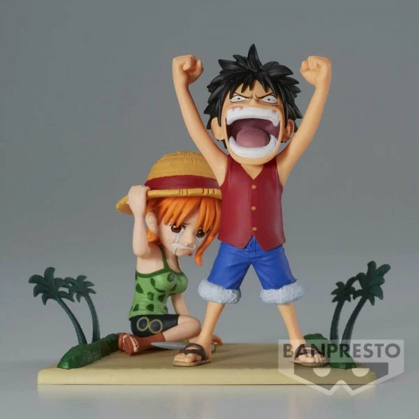 ONE PIECE - WORLD COLLECTABLE FIGURE LOG STORIES - MONKEY D. LUFFY & NAMI