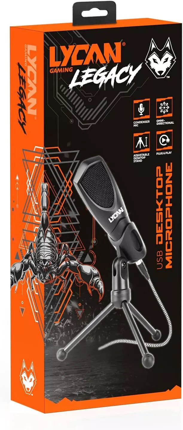 Lycan Gaming Legacy USB Desktop Microphone