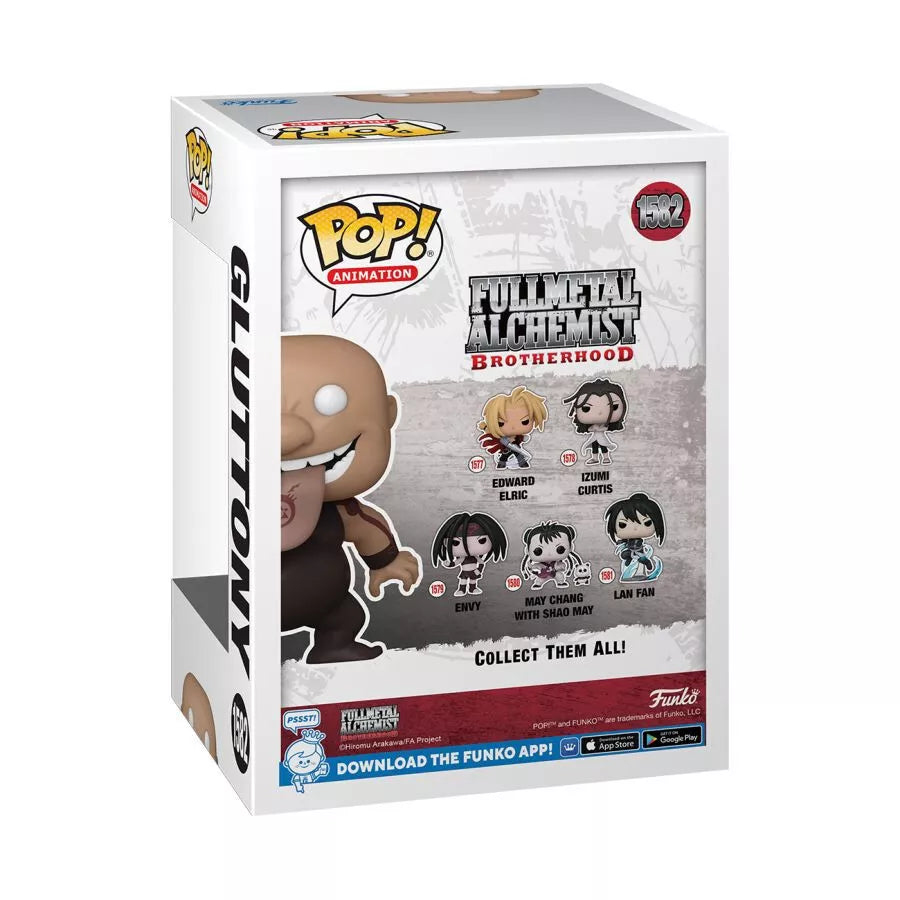 Fullmetal Alchemist: Brotherhood - Gluttony Special Edition Pop! Vinyl