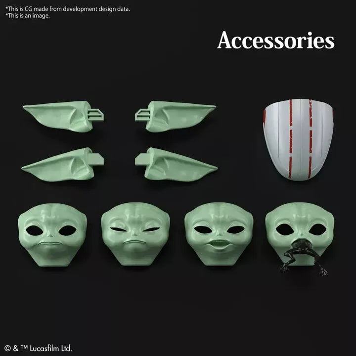 Star Wars The Mandalorian 1/4 Scale Plastic Model Kit Grogu Statue