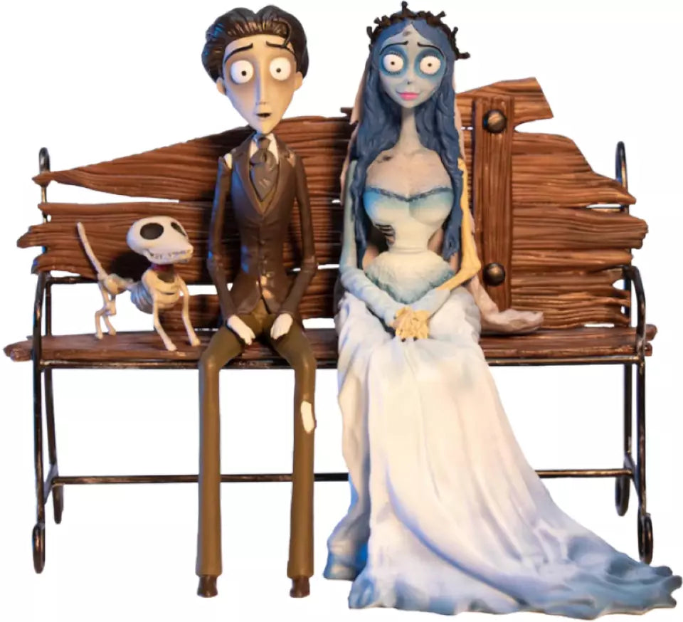 Corpse Bride - Victor and Emily on Bench 1:10 Scale Figure Set
