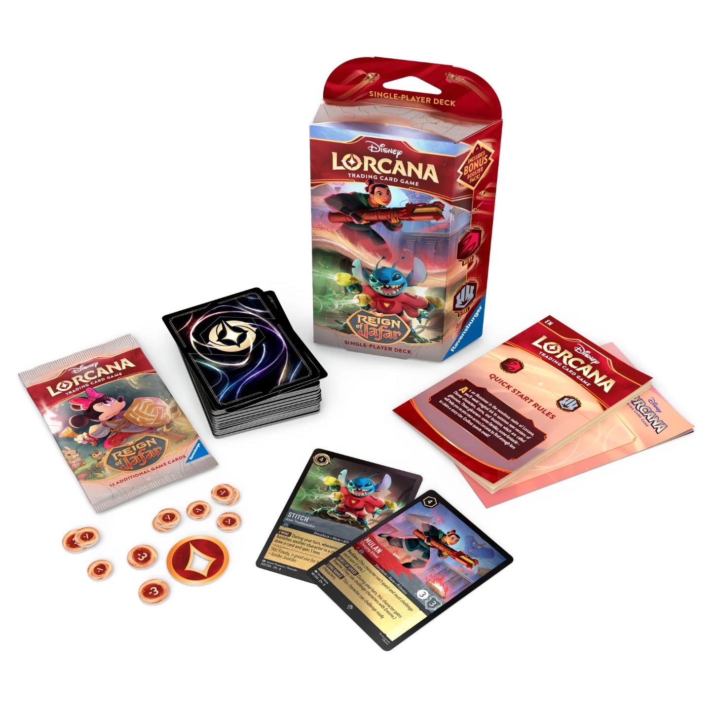 Disney Lorcana S8 Reign of Jafar Single-Player Deck