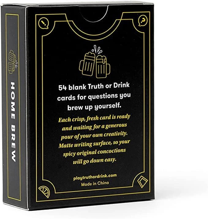 Truth or Drink Home Brew
