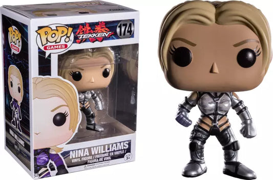 Tekken - Nina Williams Silver Suit US Exclusive Pop! Vinyl Figure NEW Funko