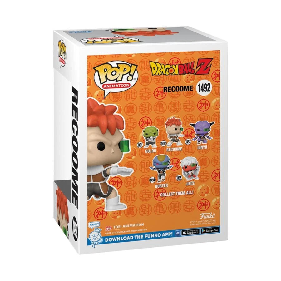 Dragonball Z - Recoome US Exclusive Glow Pop! Vinyl [RS]
